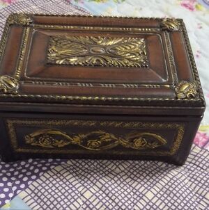Vintage Jewelry Storage Box